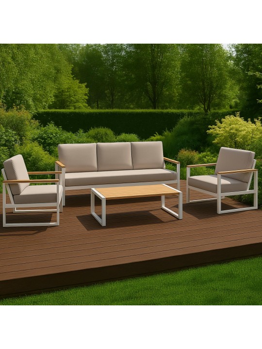 Rodiesa-istuinryhmä, valkoinen