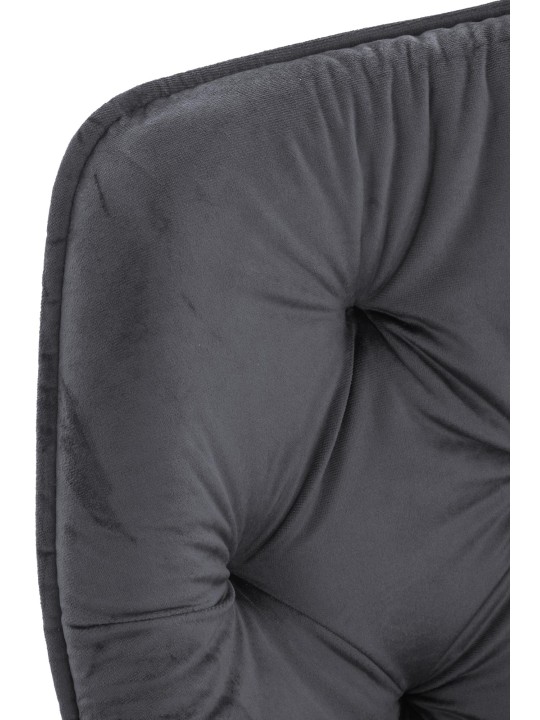 2 tuolin setti Tanna velvet, tummanharmaa