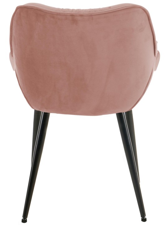 2 tuolin setti Tanna velvet, vaaleanpunainen