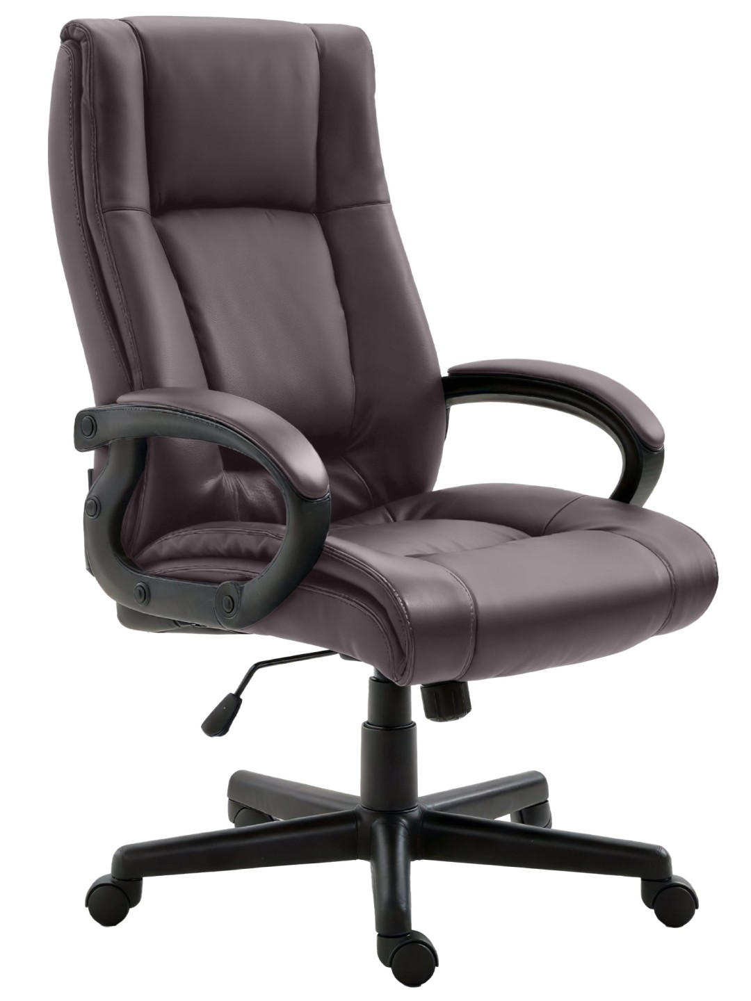 Työtuoli XL Sparta keinonahkaa, ruskea