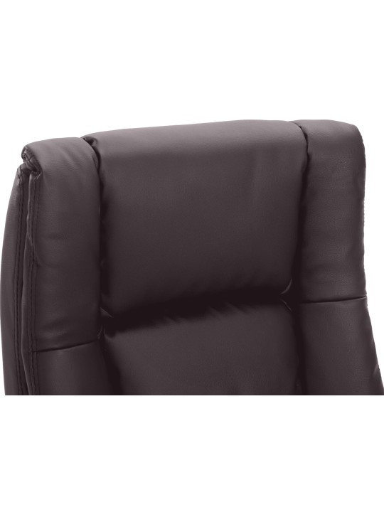 Työtuoli XL Sparta keinonahkaa, ruskea Työtuoli XL Sparta keinonahkaa, ruskea