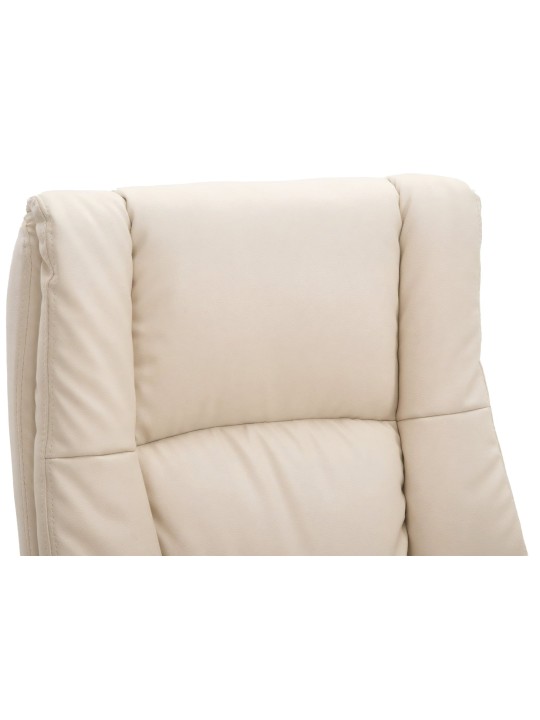 Työtuoli XL Sparta keinonahkaa, kermanvärinen Työtuoli XL Sparta keinonahkaa, kermanvärinen