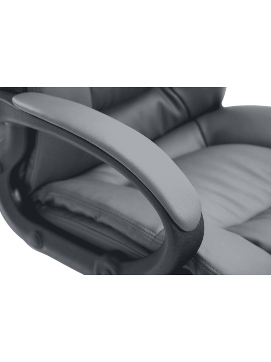 Työtuoli XL Sparta keinonahkaa, harmaa