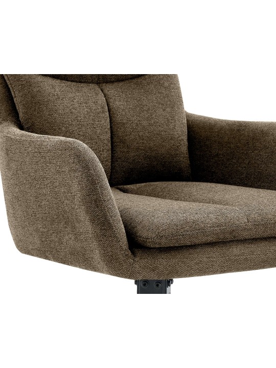 Ruokapöydän tuoli Somers kangasta, ruskea