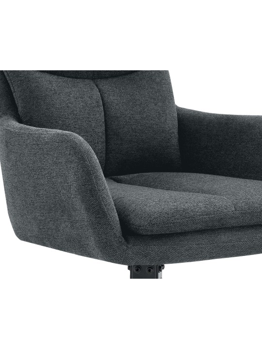 2 ruokapöydän tuolin setti Somers kangas, tummanharmaa