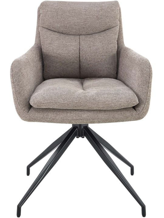 2 ruokapöydän tuolin setti Somers kangas, taupe