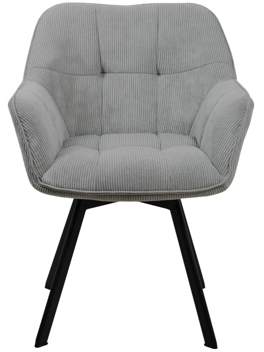 Jordi Cord ruokapöydän tuoli, harmaa