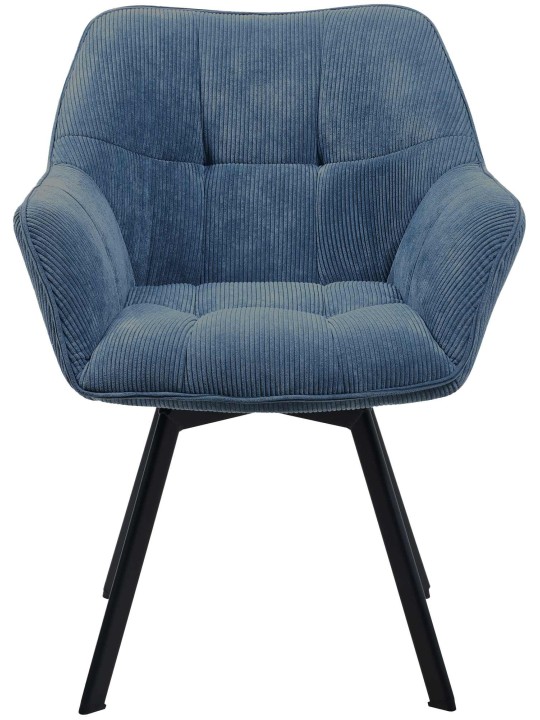 Jordi Cord ruokapöydän tuoli, sininen