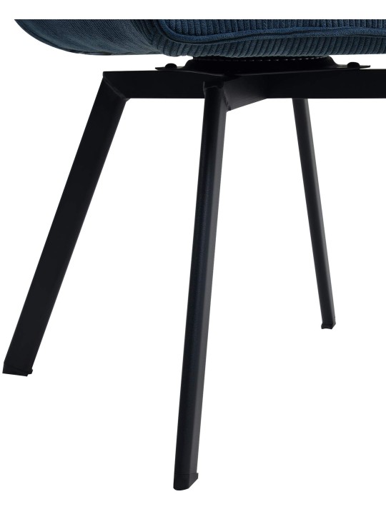 Jordi Cord ruokapöydän tuoli, sininen