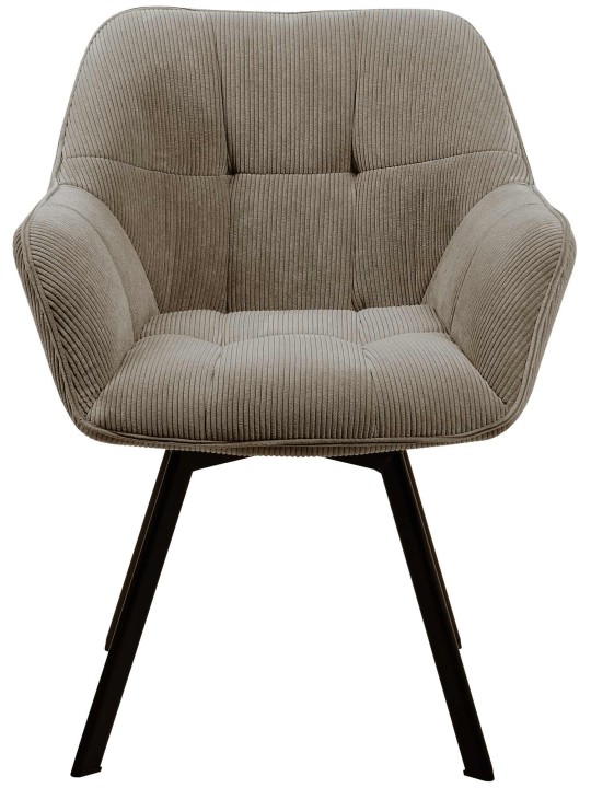 Jordi Cord ruokapöydän tuoli, ruskea