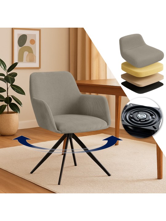 Olema Cord ruokapöydän tuoli, taupe