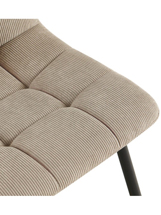 Sarja 4 ruokasalin tuolia Tilde Cord, taupe