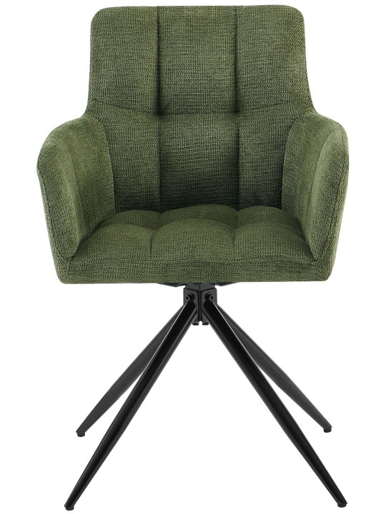 Sarja 2 ruokasalin tuolia Jonah kangas, vihreä