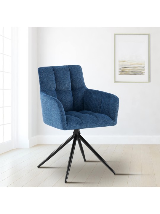 Sarja 2 ruokasalin tuolia Jonah kangas, tummansininen Sarja 2 ruokasalin tuolia Jonah kangas, tummansininen