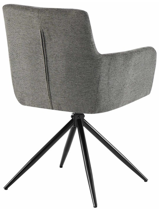 Sarja 2 ruokasalin tuolia Jonah kangas, tummanharmaa