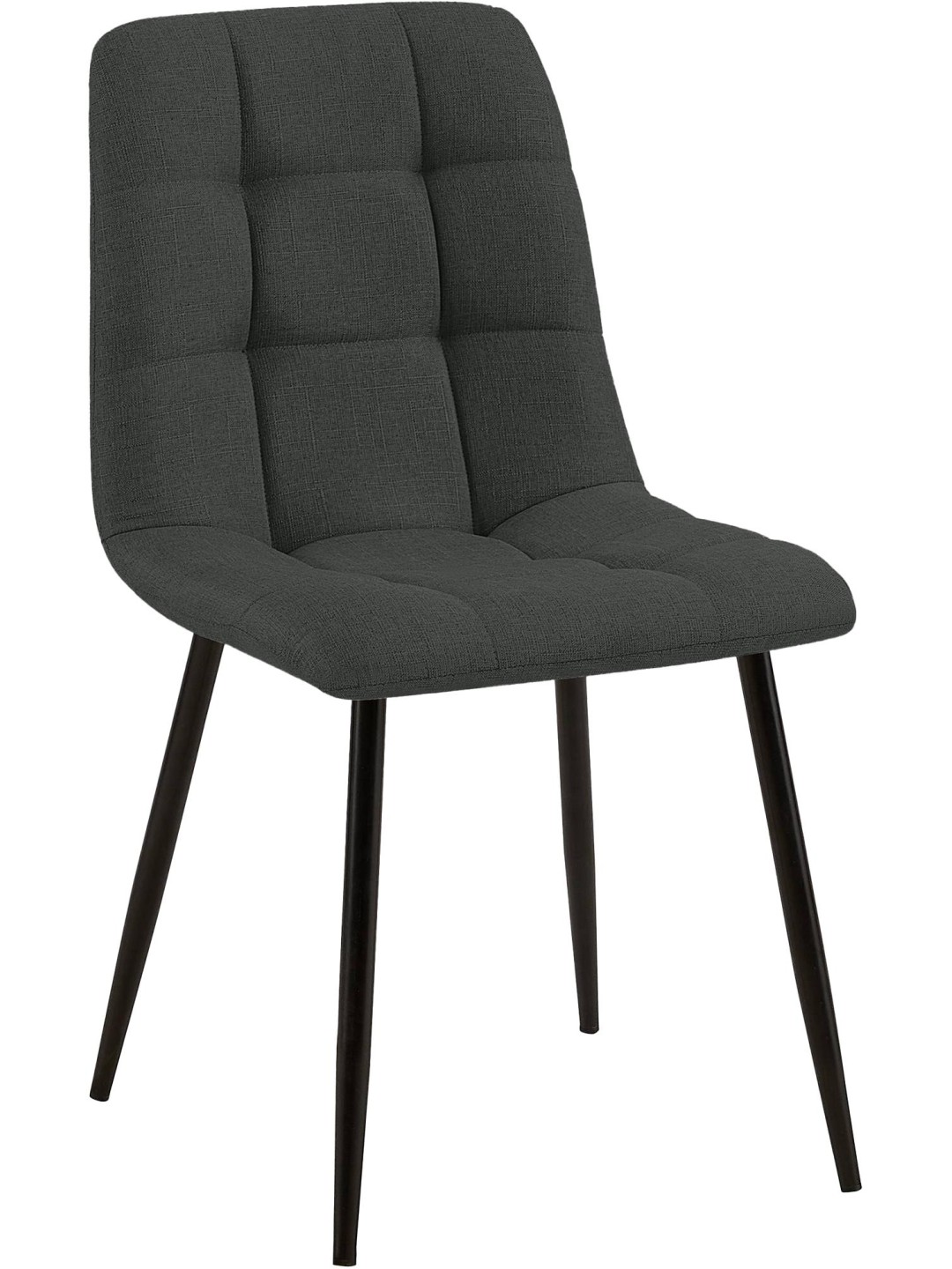 Ruokasalin tuoli Tilde kangasta, tummanharmaa