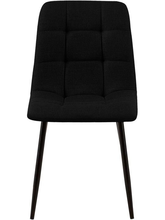 Ruokasalin tuoli Tilde kangasta, musta