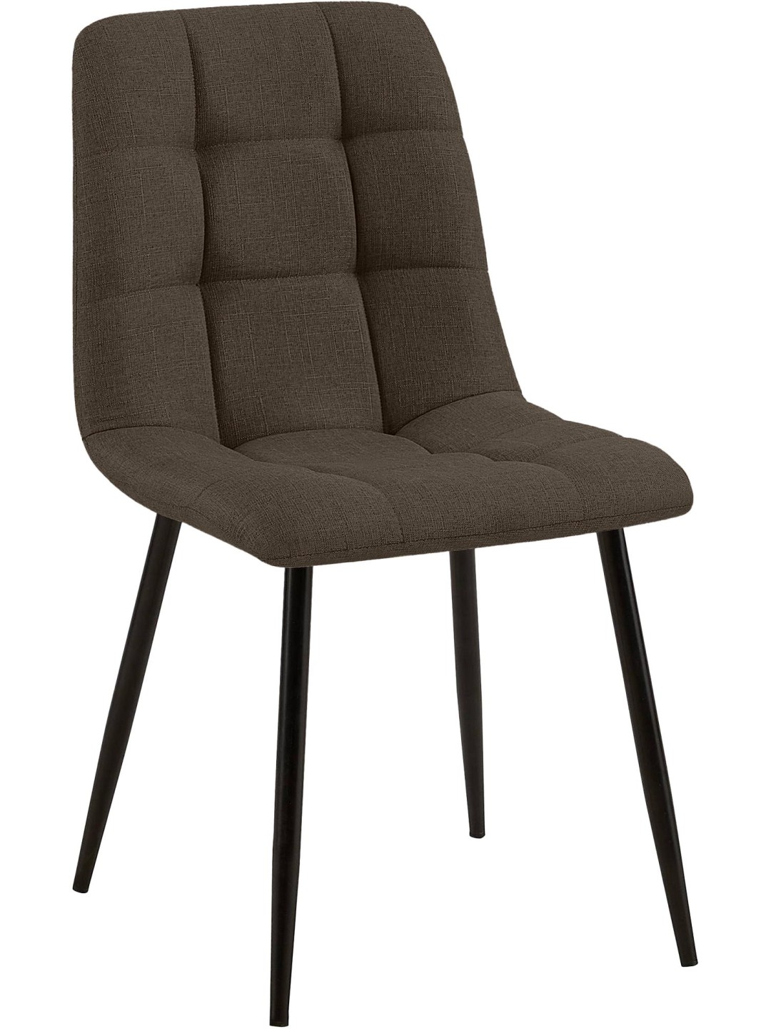 Ruokasalin tuoli Tilde kangasta, ruskea