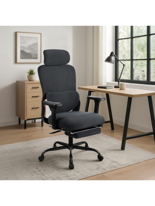 Leesburg työtuoli, musta/musta