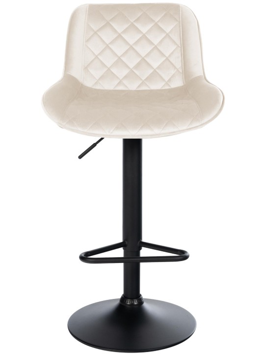 2 baarijakkaran sarja Kasson velvet, kermanvärinen