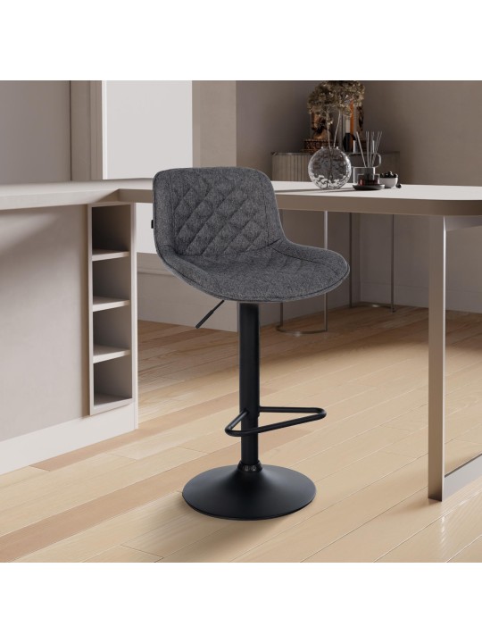 2 baarijakkaran sarja Kasson kangas, musta