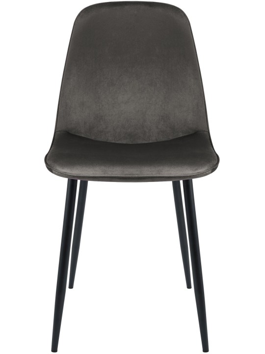 4 ruokapöydän tuolin setti Maryam velvet, antrasiitti