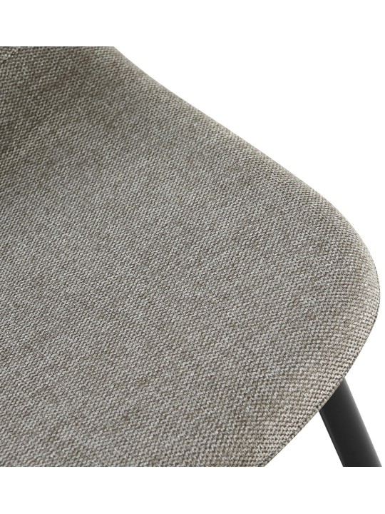 Napier-kankainen ruokapöydän tuoli, vaaleanharmaa