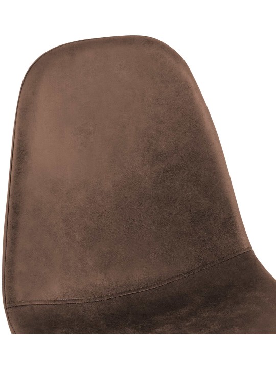 4 ruokasalin tuolin sarja Napier keinonahkaa, ruskea