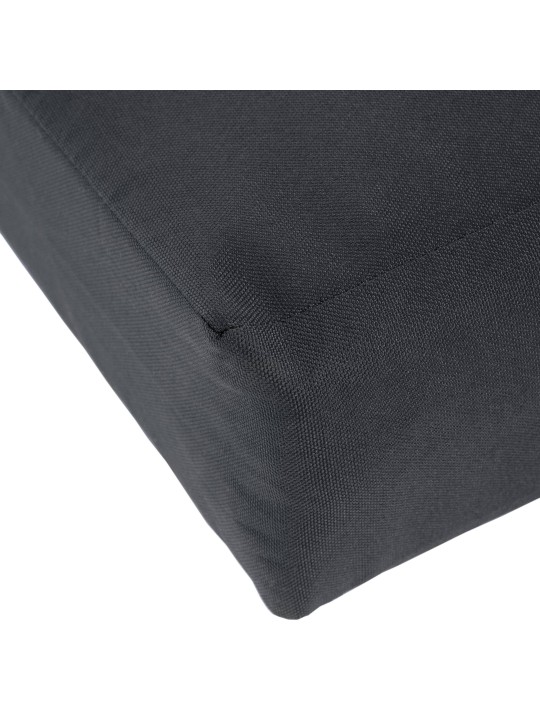 Joyce keinupenkki istuintyynyllä 180 cm + teak, tummanharmaa