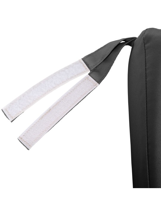 Tiikkipenkki Jackson istuintyynyllä 200 cm + teak, tummanharmaa