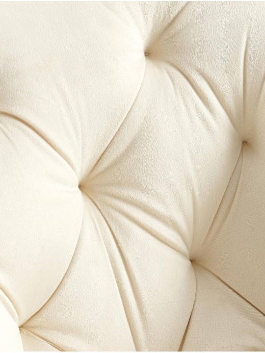 2 ruokapöydän tuolin sarja Antigo velvet, kermanvärinen