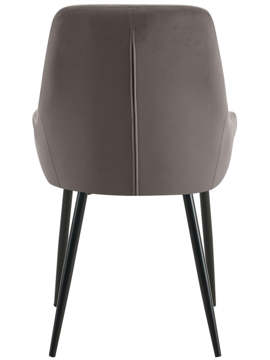 2 ruokapöydän tuolin setti Elmira velvet, antrasiitti