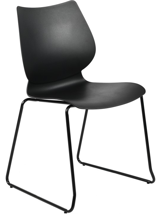 2 tuolin setti Houma, musta 2 tuolin setti Houma, musta