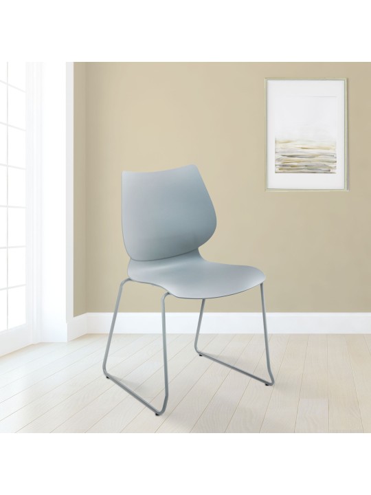 2 tuolin setti Houma, harmaa