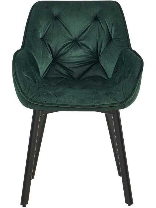 2 ruokapöydän tuolin sarja Antigo velvet, vihreä