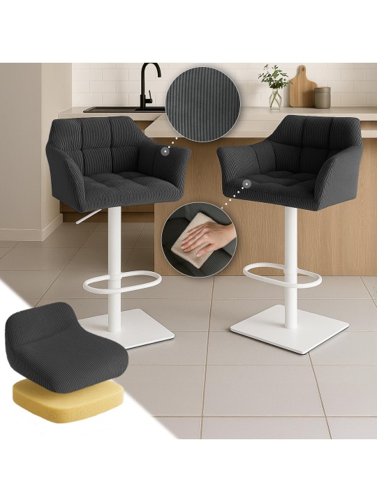 Baarijakkara Damaso W Cord, tummanharmaa