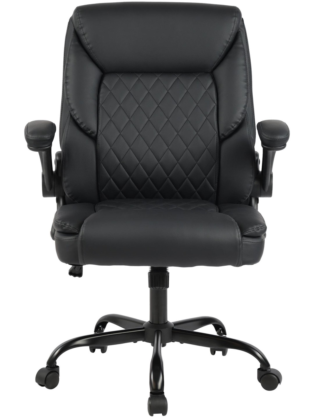 Medfield keinonahkainen työtuoli, musta