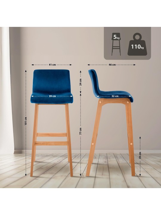 Baarijakkara Hoover Velvet Natura, sininen