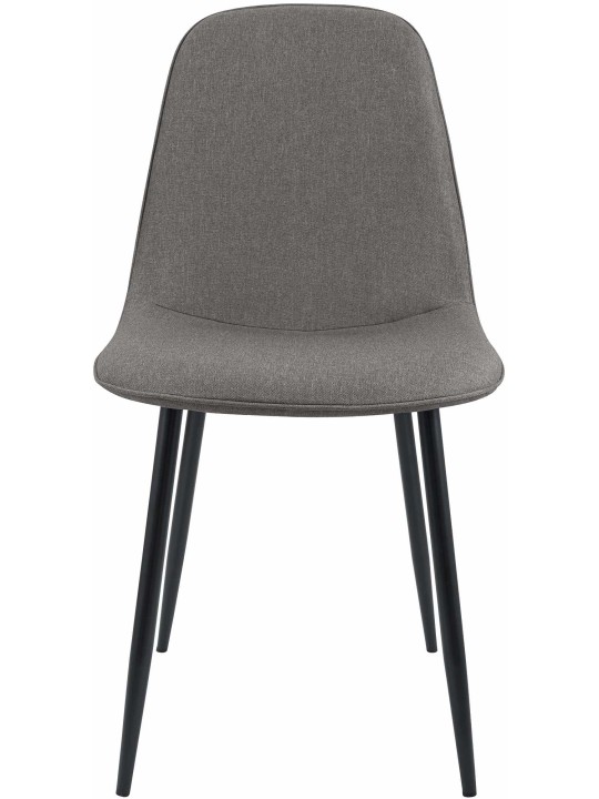 2 ruokapöydän tuolin setti Maryam kangas, vaaleanharmaa