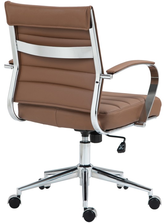 Oakland aitoa nahkaa työtuoli, vaaleanruskea