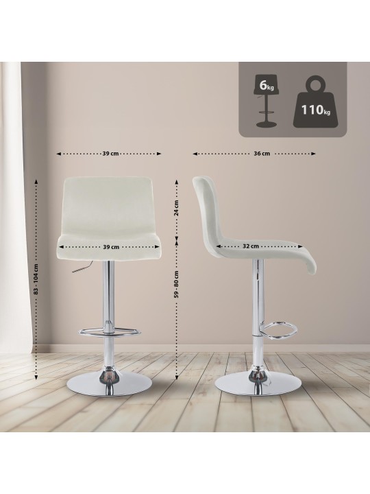 Baarijakkara Hoover velvet C, kermanvärinen