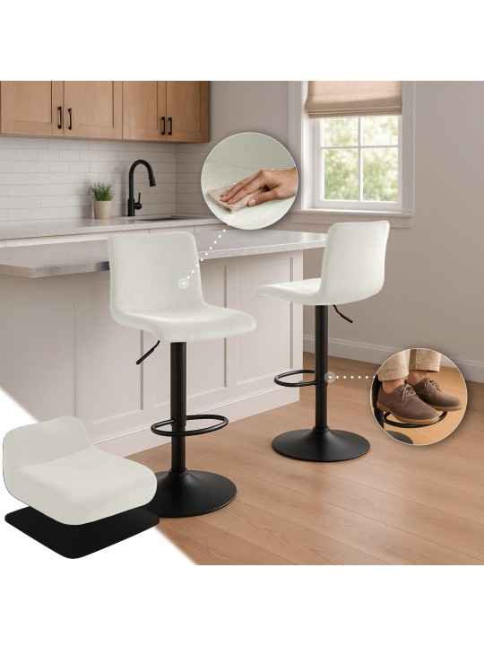 Baarijakkara Hoover velvet B, kermanvärinen