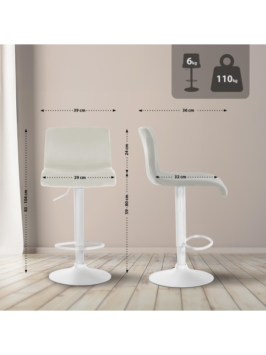 Baarijakkara Hoover velvet W, kermanvärinen