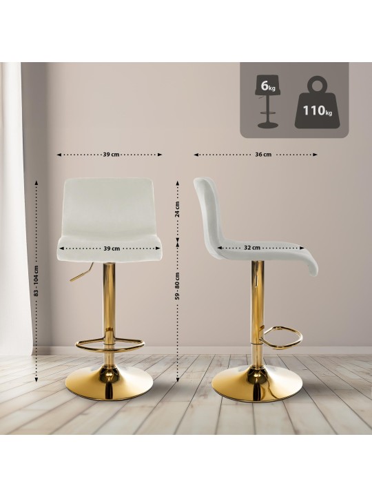 Baarijakkara Hoover velvet G, kermanvärinen