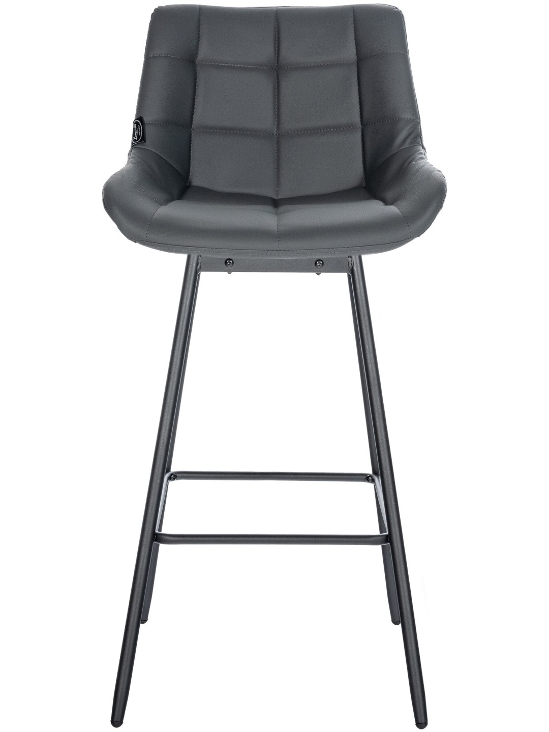 4 kpl Weston Swivel baarituolit tekonahka, harmaa