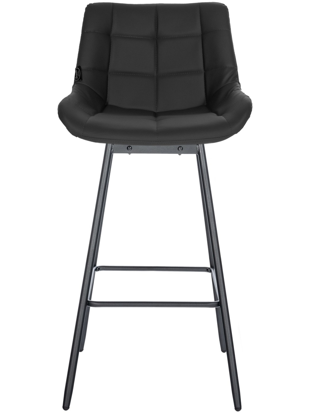 4 kpl Weston Swivel baarituolit tekonahka, musta