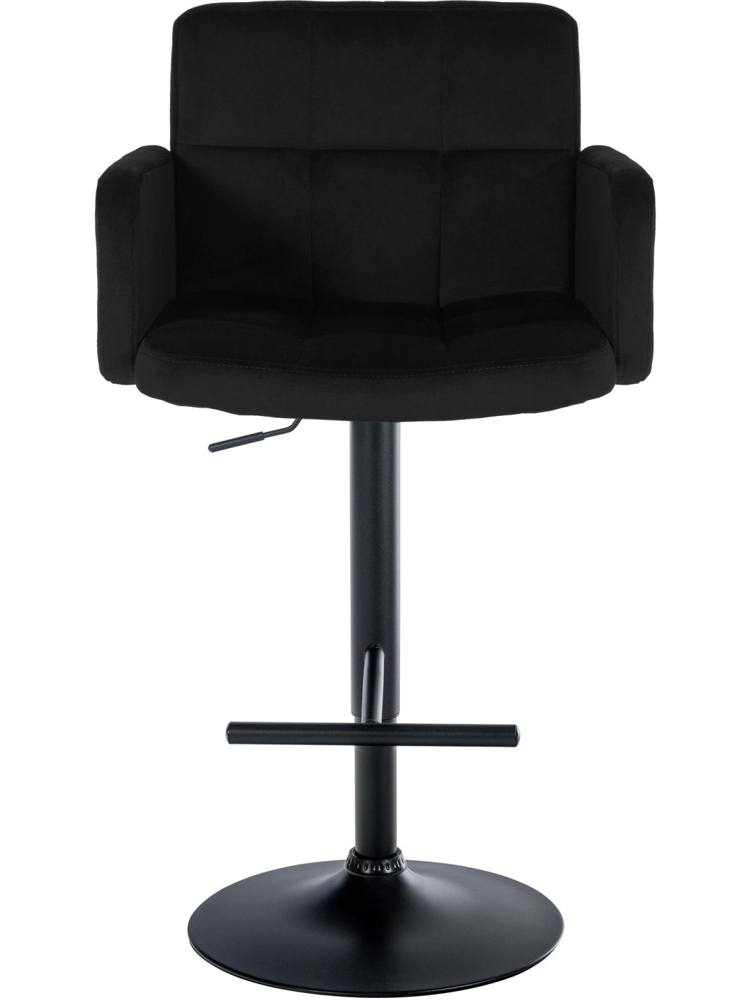 2 baarituolia, Los Angeles velvet, musta