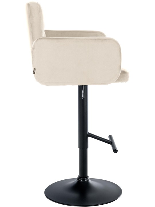 2 baarituolia, Los Angeles velvet, kermanvärinen