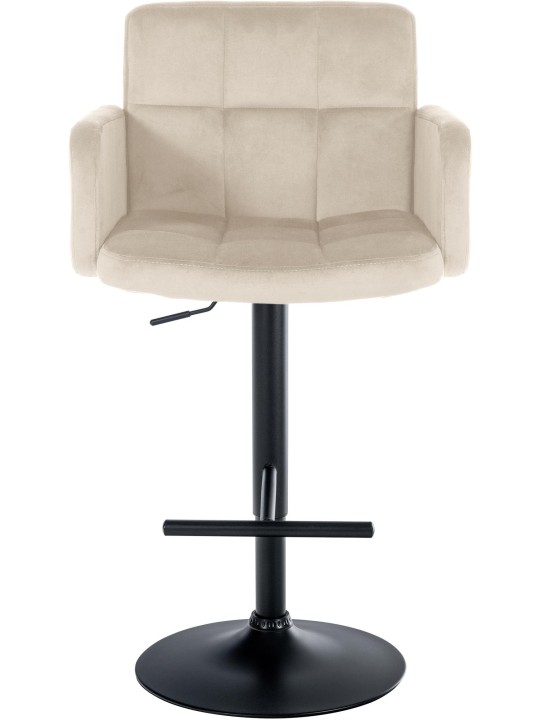 2 baarituolia, Los Angeles velvet, kermanvärinen