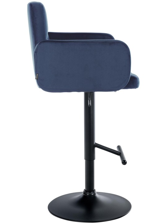 2 baarituolia, Los Angeles velvet, sininen